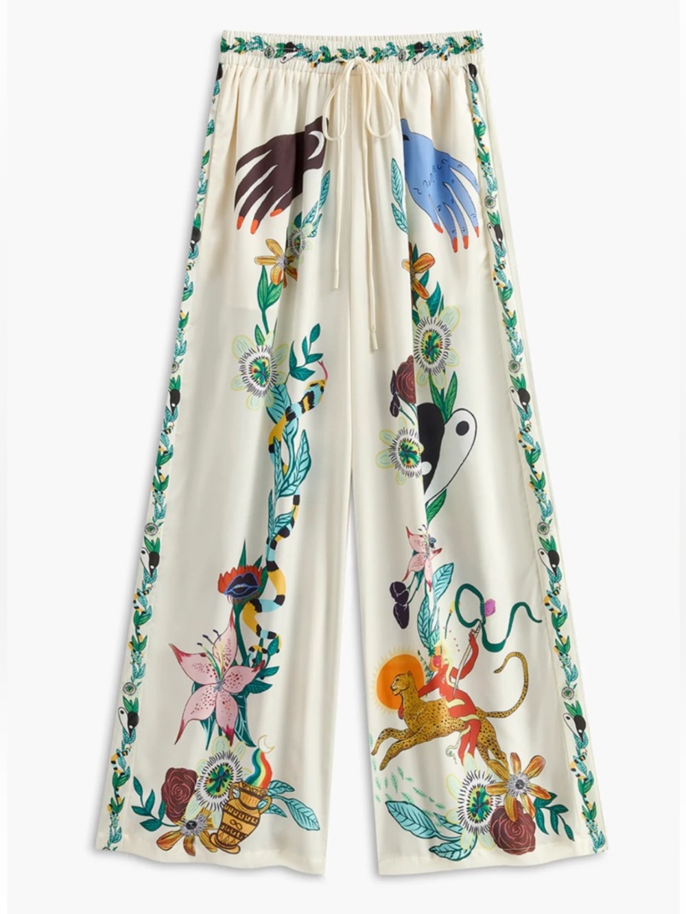 Commense Floral Print Pants Set Size Medium NWT - Picture 4 of 7